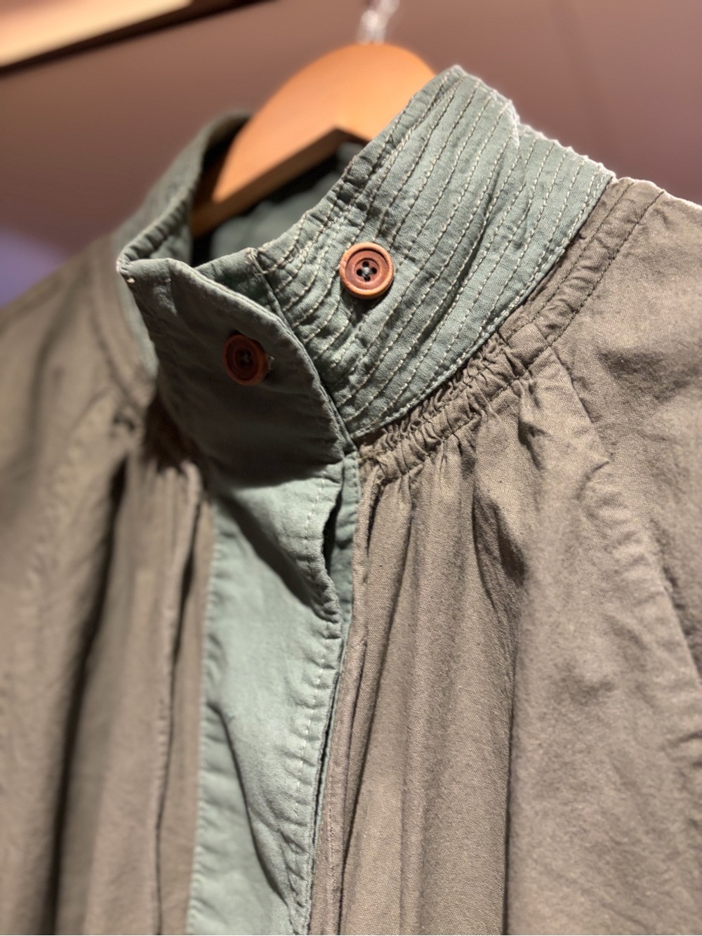 ✌🏽☮️🤎We The Free Olive Green Outset Utility Jacket Lace Ruffle Hem✌🏽🤎☮️ - Picture 13 of 16